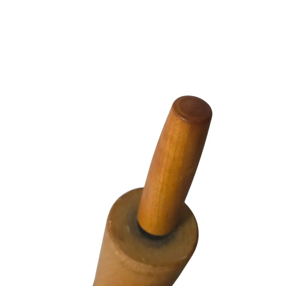 VTG  Rolling Pin Brown Wood Classic Kitchen Baking Tool